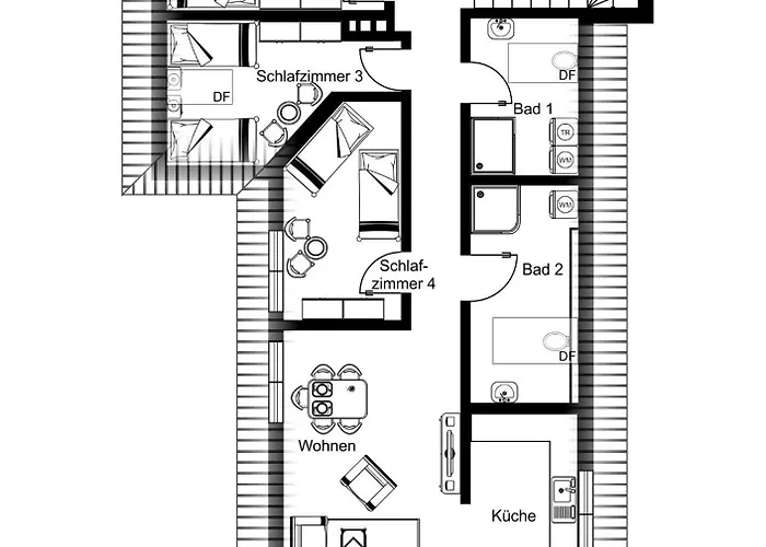 120M² Apartment Nahe A1 - 4 Schlafzimmern - 2 Baeder - Grosse Wohnkueche - Grillplatz - Parkplatz foto