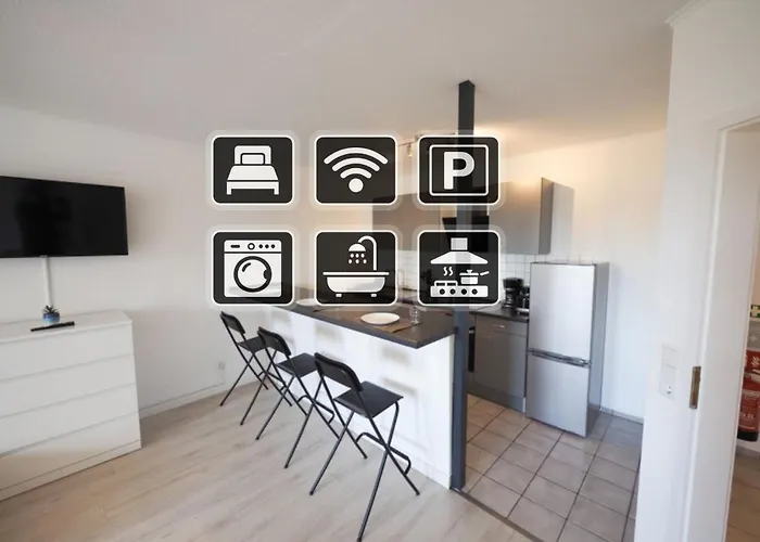 Have-A-Nice-Stay - Seth - Monteursunterkunft - Einzelbetten - Gute Anbindung - Bettwaesche photo