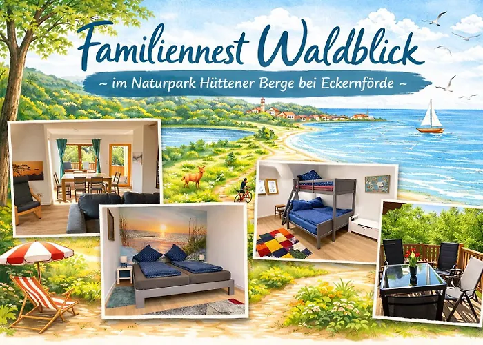 Фото Familiennest Waldblick - Im Naturpark Huetten Bei Eckernfoerde