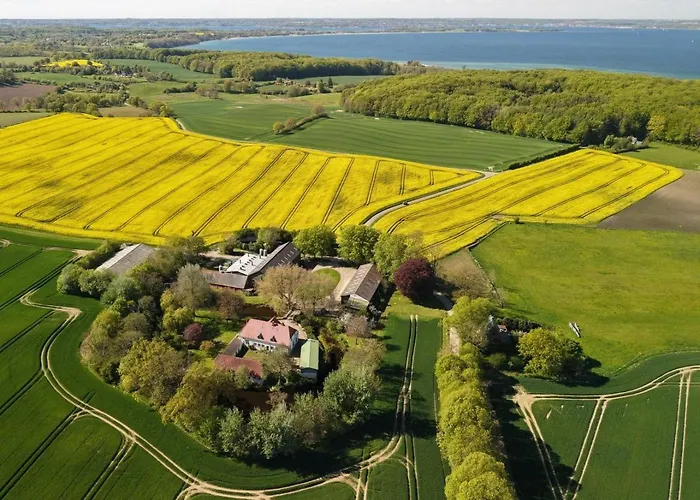 Klüterkammer, Ferienhaus auf Gutshof mit Kamin Langballig Foto