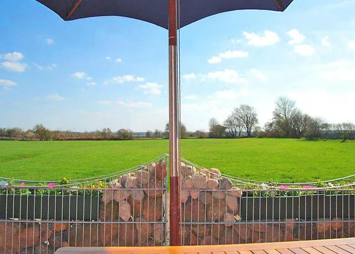 Doppelhaushaelfte Posthus, Behrendorf Villa foto